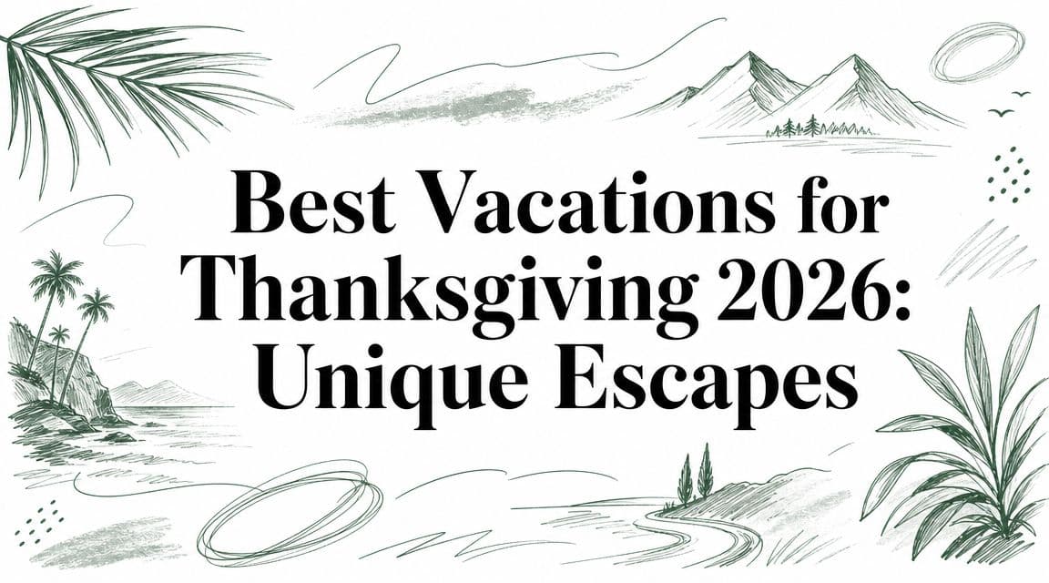 Best Vacations for Thanksgiving 2026: Unique Escapes
